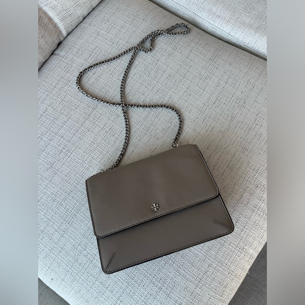 Grey Tory Burch Purse